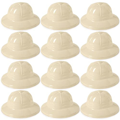 JOYIN 24 Pcs Safari Party Hats,Jungle Theme Animals Explorer Party Hat for Kids Dress Up, Themed Birthday Party and Safari Dress Up