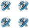 ZZHXSM Screws, 4pcs Hard Drive Mounting Screws with Blue Rubber Pad, for HP 3.5 HDD DC7800 DC7900 8000 8100 Z400 Z600