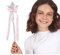 FIESTAS GUIRCA Varita con Estrella Plata 35 CMS