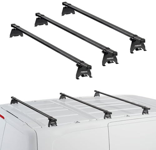 Firrak Fahrzeugspezifischer Stahl Dachträger für Citroen Jumpy 3 III L2H1 ab 2016