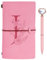 Initialen PU Leder Notizbuch mit Stift, Rosa Nachfüllbar Tagebuch für Frauen Mädchen, Reisetagebuch Skizzenbuch Notebook Geschenk für Freundin Schwestern Lehrer Abschluss Geburtstag Weihnachten J