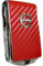 Autoschlüssel Abdeckung Fob Fall für Volvo XC40 XC60 XC90 V60 V90 S60 S90 Autoschlüssel Ersatz Shell (Carbon Fiber Red)