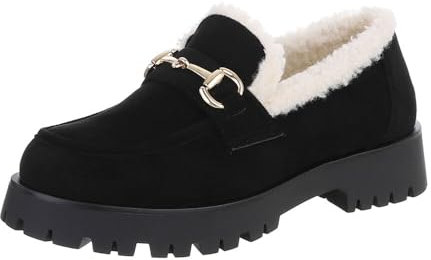 Ital Design Damenschuhe Halbschuhe Mokassins, DES951-1S-, Textil, Schwarz, Gr. 39