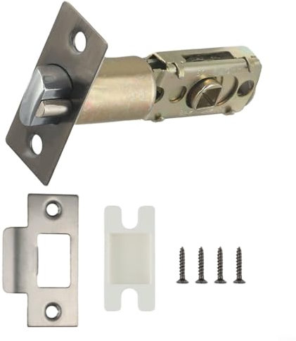 YUANGANG Simple Boulon Triple Bar Serrure Corps Loquet Poignée de Porte Serrure à mortaise Ensemble de Serrure à mortaise Réglable Loquet Tubulaire Serrure de Porte Intérieur pour Cuisine Salle de