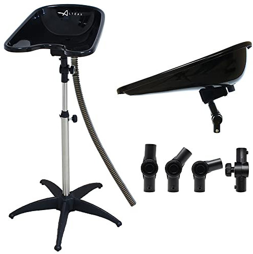 Altéax Lavatesta Portatile Per Parrucchieri Ovale, Regolabile in Altezza e Inclinazione – Dal Design Ergonomico può Essere Utilizzato Come Lavatesta per Disabili - Lavatesta Parrucchiera Professionali
