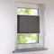Plissee Klemmfix Faltstore UNIVERSAL Faltrollo ohne Bohren - 80 x 140 cm - anthrazit