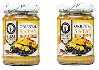 Pamai Pai® Doppelpack: 2 x 227g Satay Sauce Erdnuss Sauce Erdnusssauce Soße