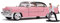 Jada Toys - 31007 - Modell DieCast 1955 Cadillac Firebird mit Figur von Elvis Presley - Multicolor - Maßstab 1/24 20cm