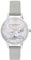 Olivia Burton Analog Quarzuhr für Damen Kollektion Winter Wonderland mit Graues Lederarmband - OB16WL86
