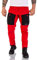 Rock Creek Herren Softshell Hose Cargohose Outdoorhose Wanderhose Herrenhose Wasserdicht Skihose Arbeitshose Winter Hose H-196 Rot S