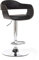 Mingone Barstuhl Holz Barhocker Tresenhocker Höhenverstellbar Drehbar Arbeitshocker Designer Hocker mit Rückenlehne und Fußstütze mit PU,Schwarz