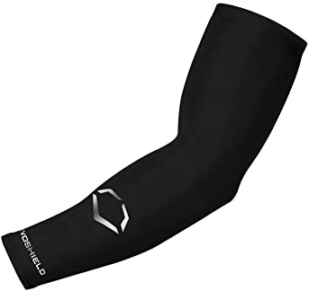 EvoShield Adult Solid Compression Arm Sleeve - Black, Large/X-Large