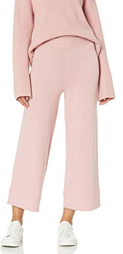 The Drop Bernadette, Pantaloni in Maglia alla Caviglia, Stile “Pull-On”, Vestibilità Morbida da Donna, Rosa Zaffiro, S