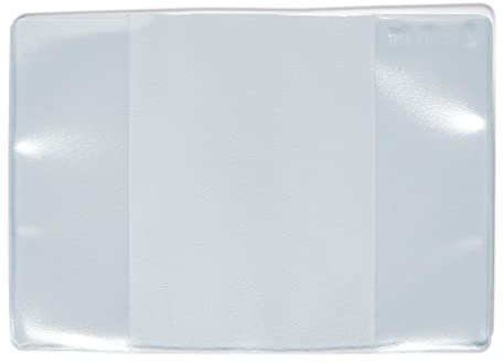 HERMA 1335 Ausweishülle für 2 Karten transparent, 10 Stück, 2-fach Ausweishalter zum Schutz für Dokumente im DIN A7 Format, Plastik Kartenhüllen Schutzhüllen Set, durchsichtig