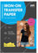 PPD 10 x A5 Inkjet Premium Transferpapier für Dunkles Textil, Bügeleisen, Transferpresse PPD-504-10