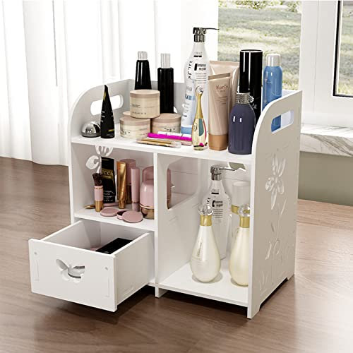 LEcylankEr Organizer Trucchi Organizer per Il Trucco con Cassetti, Organizzatore Trucchi per Comò, Camera da Letto, Bagno (30 x 26 x 16 cm)