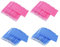 TAKUZA 400 Stück Einweg Microbürsten Wimpernbürste Für Wimpernverlängerung, Wimpernlifting Zubehör, Lashes Graft, Make-up Reinigungsstäbchen, Oral und Sauberkeit (ROSA+BLAU)