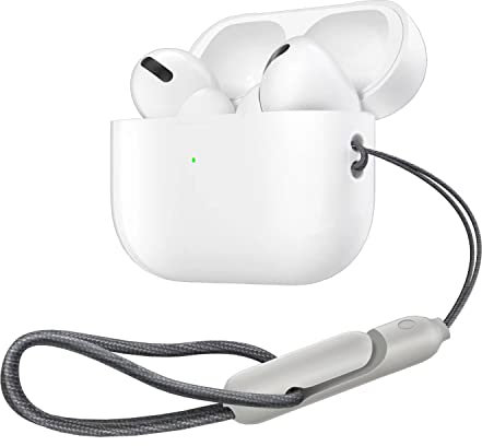 AirPods Pro 2 Compatible Lanyard - Anti-Drop & Anti-Lost, Adjustable with Clip (Grey)