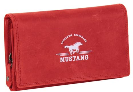 MUSTANG Tampa Wallet Opening Flap Red