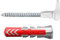 fischer 564168 Angle, Set aus 25 Winkelhaken-Schrauben und DuoPower 6 x 30 Dübeln, Spanplattenschrauben mit Haken, Flexible Schraubhaken zur Montage in zahlreichen Baustoffen EasyHook, Weiß