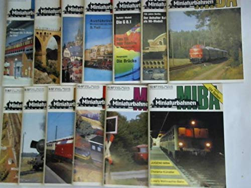 Miniaturbahnen. 13 Hefte 1987