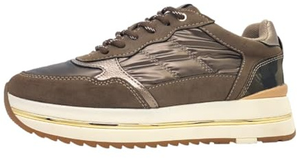 MUSTANG Damen Sneaker Braun, Schuhgröße:EUR 41
