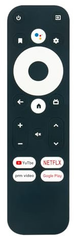 Allimity Voice Relaced Remote Control Fit for Mecool KM2 4K TV Box with YouTube NETFLIX PRIME-VIDEO GOOGLE-PLAY