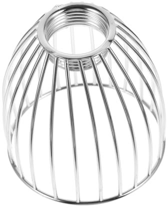UKCOCO Schmiedeeiserner Vogelkäfig-lampenschirm Lampenschutz Für Deckenventilator Kronleuchter Lampe Schatten Schwarz Lichtschirme Für Kronleuchter Lampenkabel Aushöhlen Eisen Kugellampe
