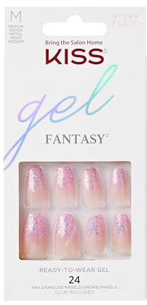 KISS Gel Fantasy Collection Nails - Winter Sparks