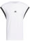 adidas Herren Basketball All World Sleeveless Tank, White/Black, XS