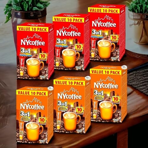 NY Coffee 3-in-1 Coffee drink (10 sachets X 3 pack) & NY Coffee Salted Caramel (10 sachets X 3 pack)
