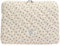 CHAMAIR Puffy Laptop Sleeve 15 Inch Cute Laptop Case Floral Quilted Laptop Sleeve Cute Notebook Cover Aesthetic Macbook Case 14'' 15'' (Blue 15in)