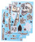GARVALON 1 Satz Aufkleber Halloween-dekor Ballondekoration Karnevalsparty Zubehör Halloween-schmuck Elektrostatische Pasten Für Halloween Pvc