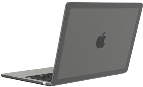 Incase Edge Hartschale mit Makrolon® – MacBook Air 15 Zoll Hülle – 2025, 2024, 2023, 2022, M4, M3, M2 – MacBook-Hülle, Laptop-Hülle, schützende Hartschale, kratzfest, gummierte Füße – Schwarz