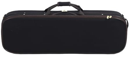 4/4 Size Violin Box with Hygrometer Hard Shell Violin Storage Case Musical Instrument Protection Case for Outdoor Travel