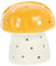 JEWEDECO Pilz-nachtlicht Kinderlampe Kerzenglas Tisch Süße Nachtlampe Leichte Kerzenhalter Teelicht Kerzenbrenner Myshroom Vasen Stumpenkerzenhalter Pilzlampe Yellow Keramik