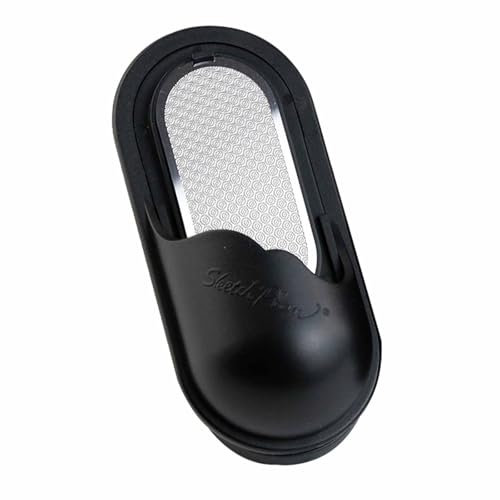 Sandpaper Sharpener Pencil Grinder Sketch Art Drawing Matte Block Painting Lead Sharpening with Clip Holder for Children Students Artists