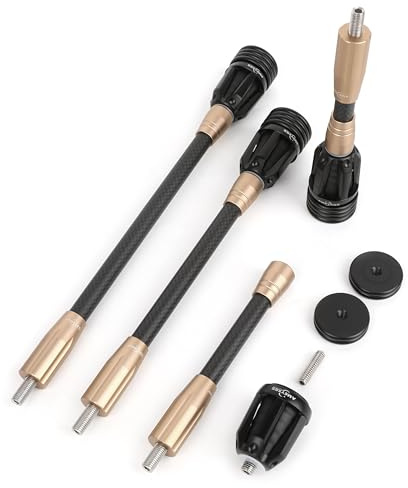 FQH Hike Stabilisator, 3K Carbon Stabilisator für Compoundbogen, Mehrere Längen und Farben