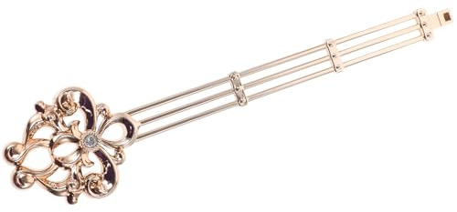 Hemobllo Goldener Quarz Uhrpendel mit Strasssteinen, 1 Stück Ersatzteil