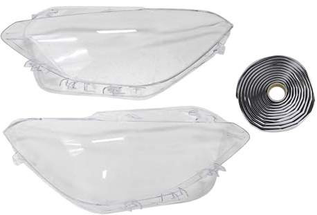 Callume 2x Scheinwerfer Glas Streuscheibe links rechts Set Kompatibel mit BMW 1er F20 F21 2011-2015