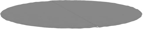 Arborthrum Tapis de sol de piscine en polyester géotextile gris clair Ø 244 cm