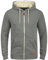 Blend BHHulker Herren Sweatjacke Kapuzenjacke Hoodie mit Kapuze Reißverschluss Kängurutasche Baumwollmischung Regular fit, Größe:XL, Farbe:Pewter Mix (70817)