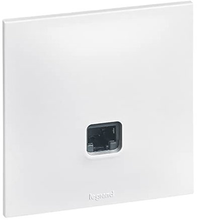 LEGRAND - Prise Ethernet RJ45 Cat. 6 FTP Neptune - Prise Murale Multimédia - Pour Transmissions Haut Débit Gigabit Ethernet - Conforme Norme NFC 15-100 - Fabriqué En France - Blanc