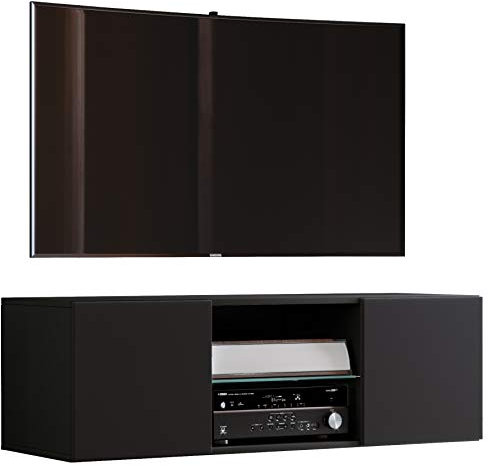VCM TV Möbel | Wandboard | Lowboard hängend | Maße H. 40 x B. 115 x T. 36 cm | Wandschrank - Jusa