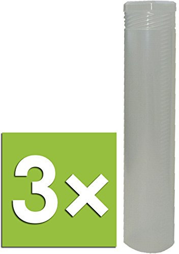Rumold DP Drehpack Versandrollen Polyethylen (Transparent, 3 Stück)