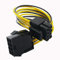 ZLKSKER Cavo/adattatore di alimentazione CPU a 8 pin (8 pollici, 18 AWG), connettore maschio a 8 pin (4+4) a femmina a 8 pin, cavo di estensione di alimentazione interna ATX 12V