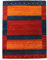 Blackamoor Rugs Made by Weaver Gabbeh Loribaft Orient Teppich, traditionelles indisches Design, Rot/Rot, Wolle, Multi, 140 x 200 cm