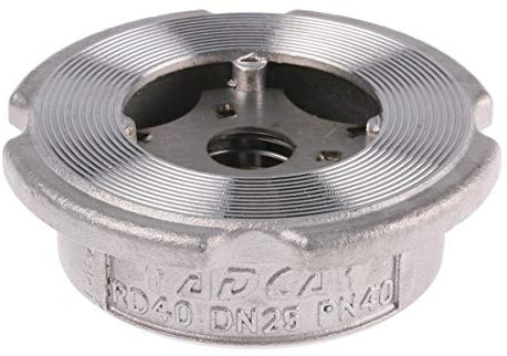 RS PRO Einfach Edelstahl Rückschlagventil 25mm