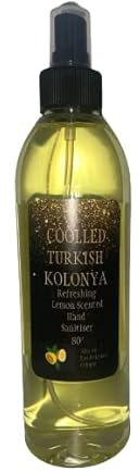 2 x 400 ml raffreddato turco Kolonya limone disinfettante mani Colonge 400 ml bottiglia