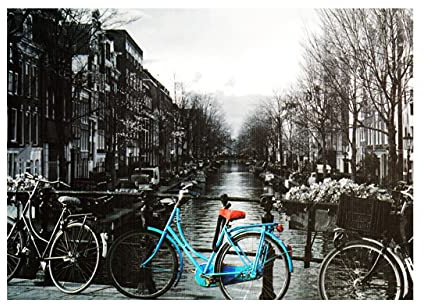 The Canal, Amsterdam 1000 Teile Puzzle für Erwachsene & Kinder | 27 x 20 Zoll Puzzle-Spiel mit extra dicken, Teilen, die leicht zusammenpassen | aus recyceltem Papier | Bonus-Poster enthalten